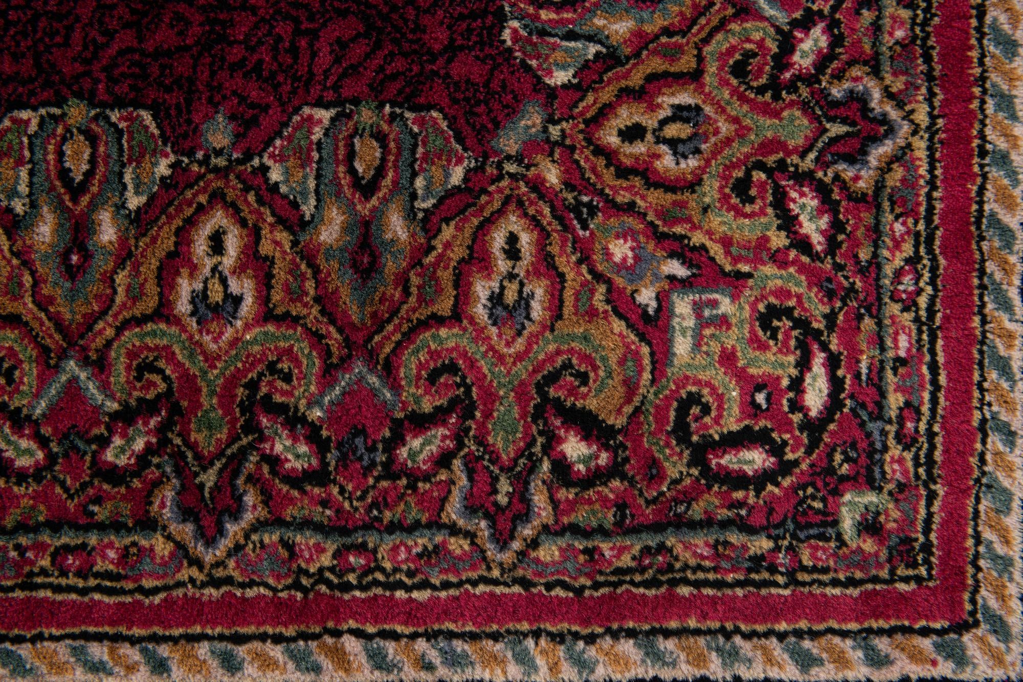 6' 9 x 9' 8 Hand Knotted Mahal Oriental Wool Rug