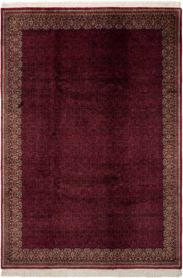 Detail image of 6' 9 x 9' 8 Hand Knotted Mahal Oriental Wool Rug