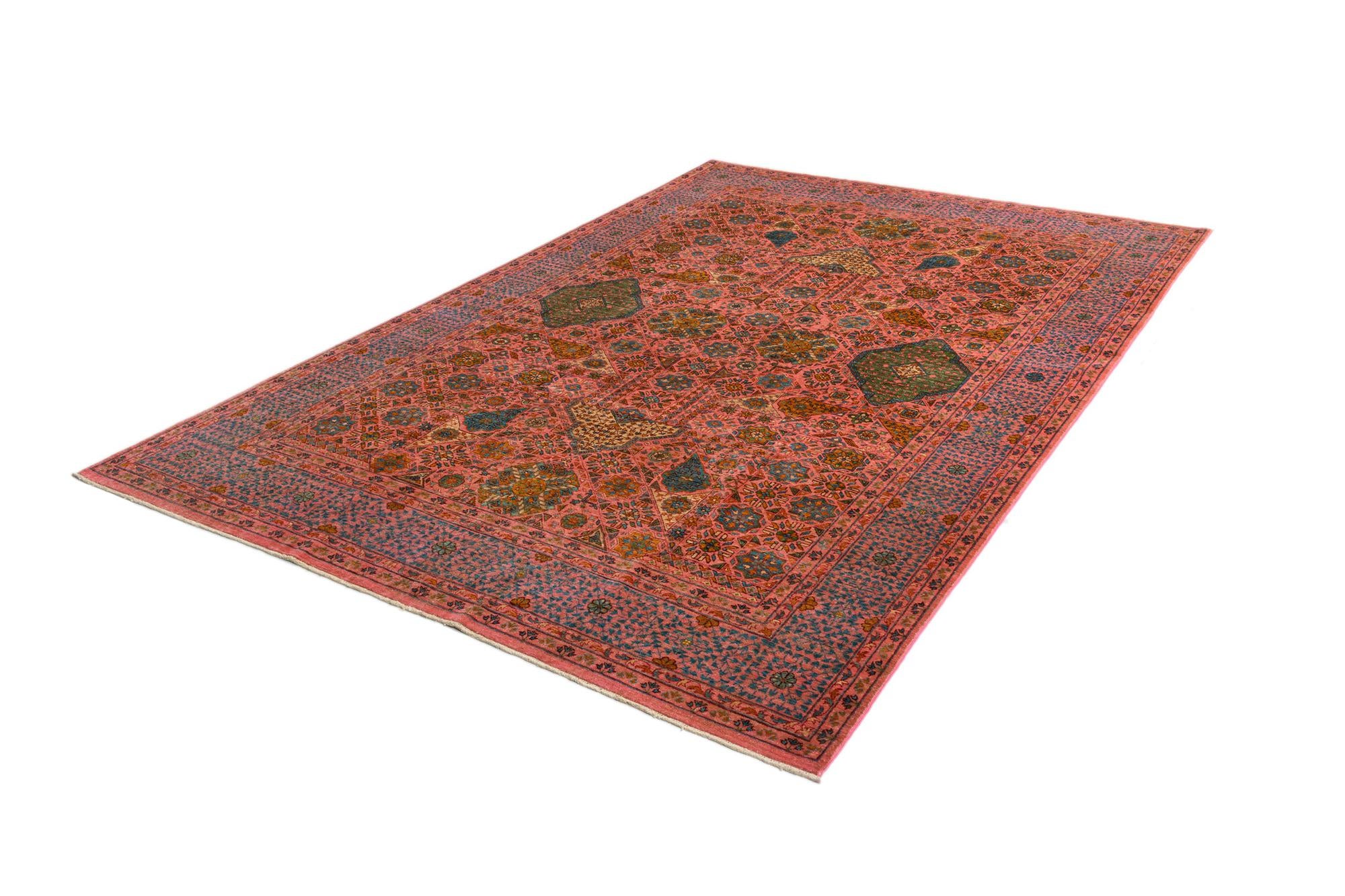 6' 11 x 10' 2 Mamluk Wool Rug