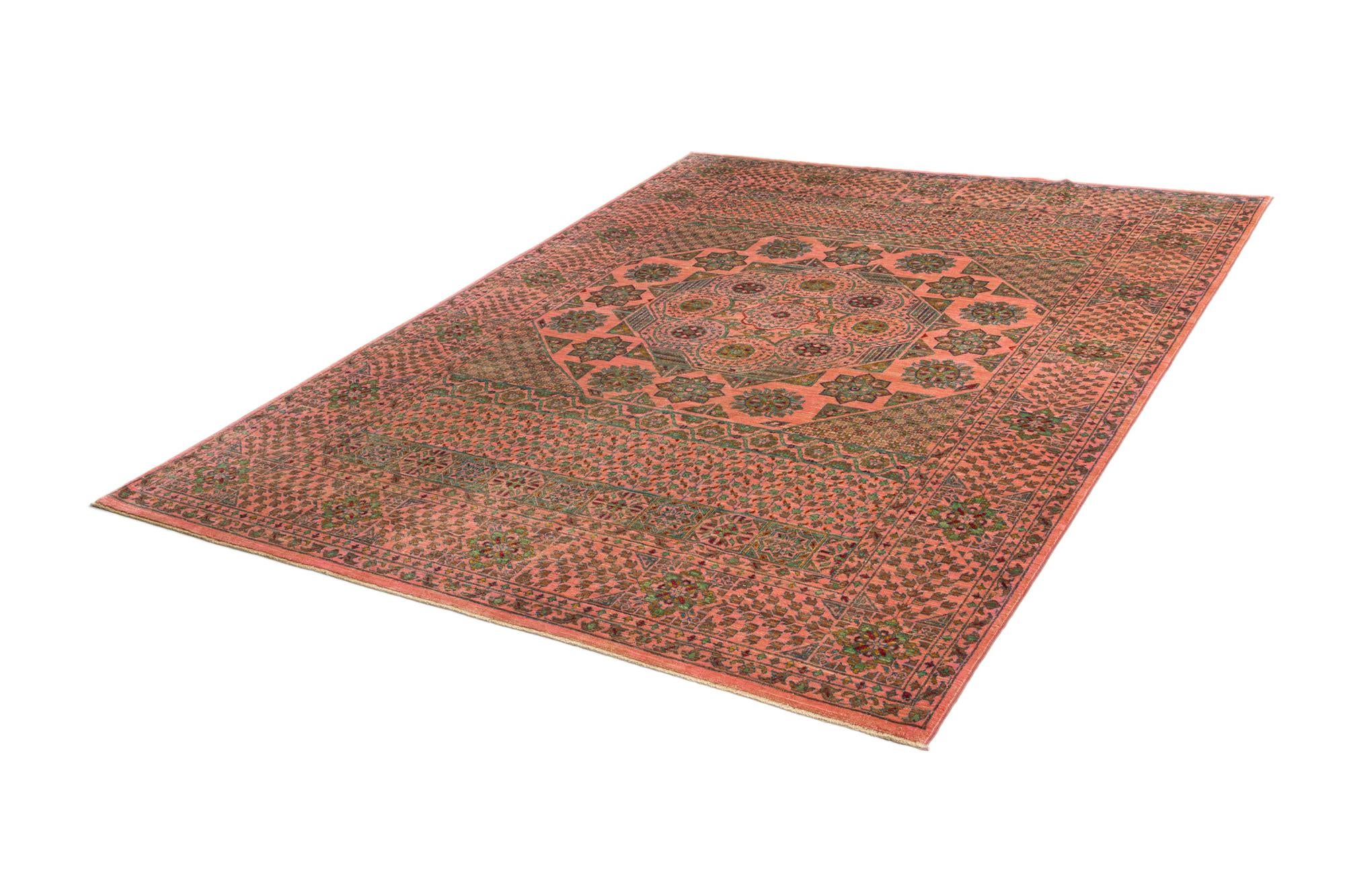 6' 11 x 9' 5 Mamluk Wool Rug