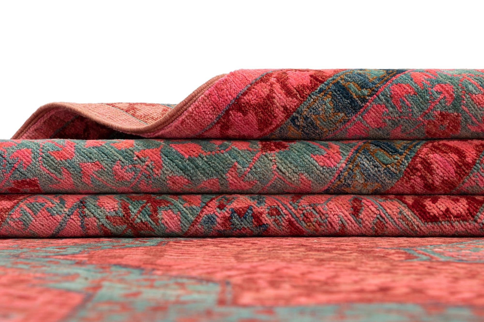 6' 11 x 9' 9 Mamluk Wool Rug
