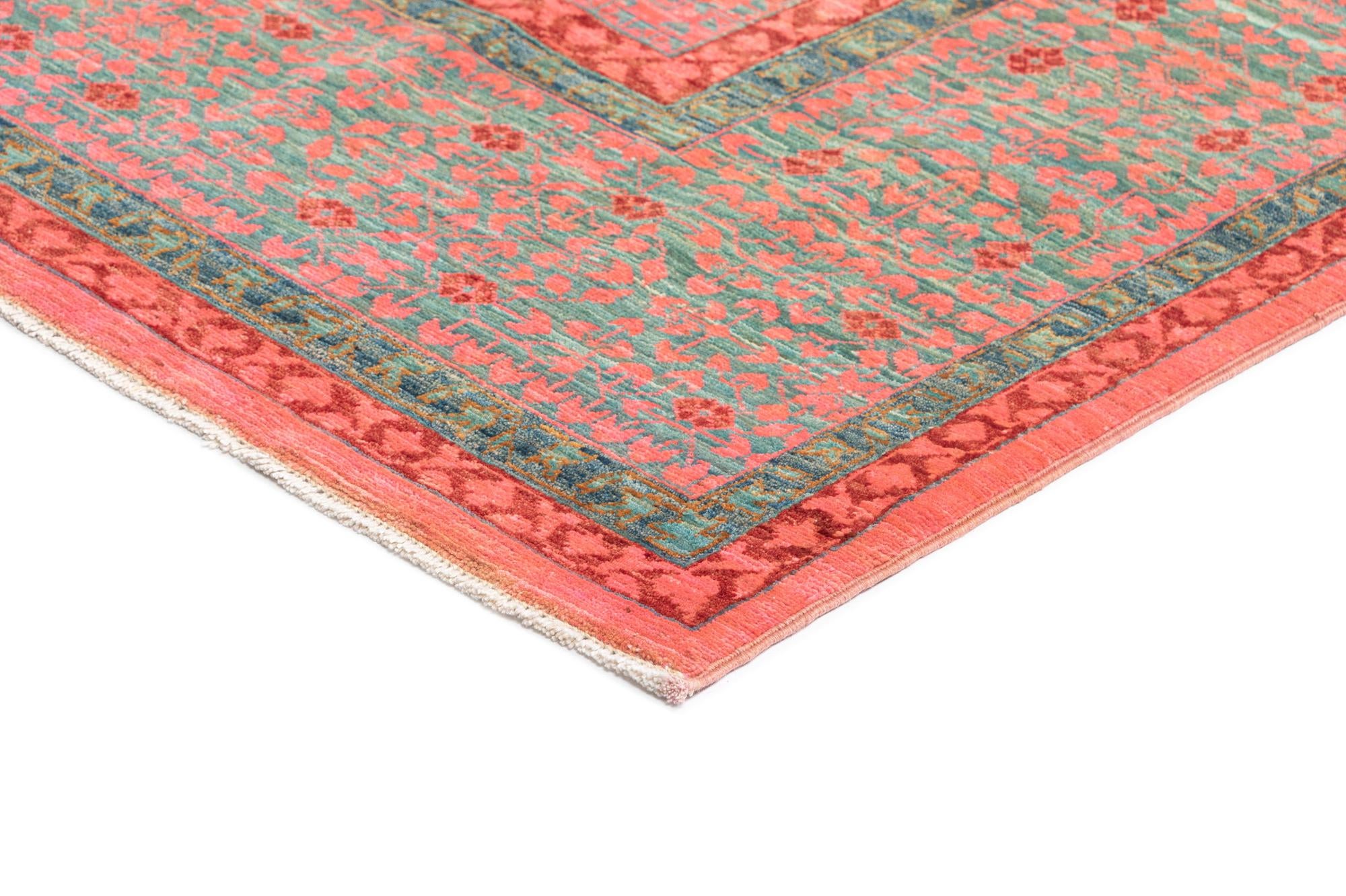 6' 11 x 9' 9 Mamluk Wool Rug