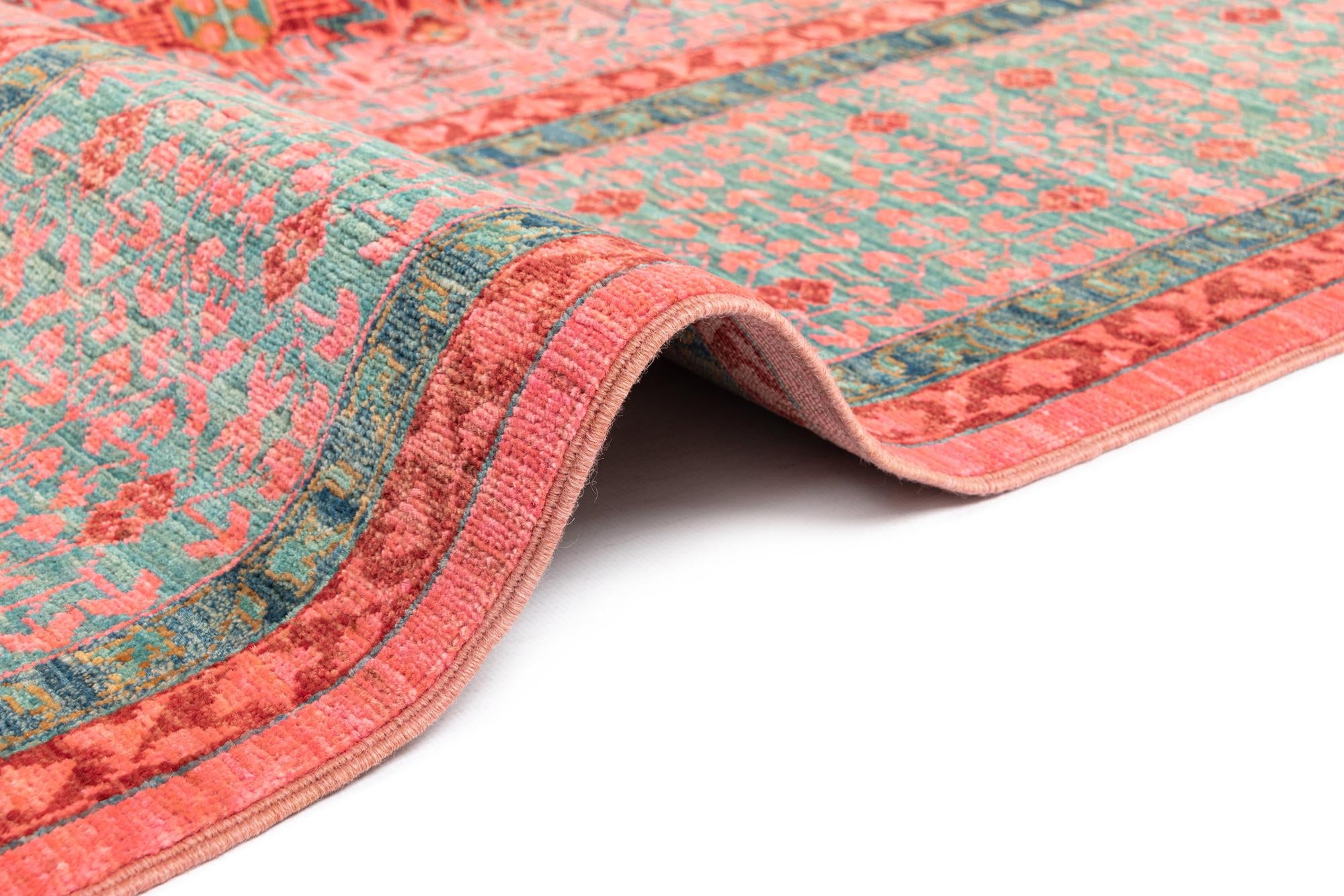 6' 11 x 9' 9 Mamluk Wool Rug