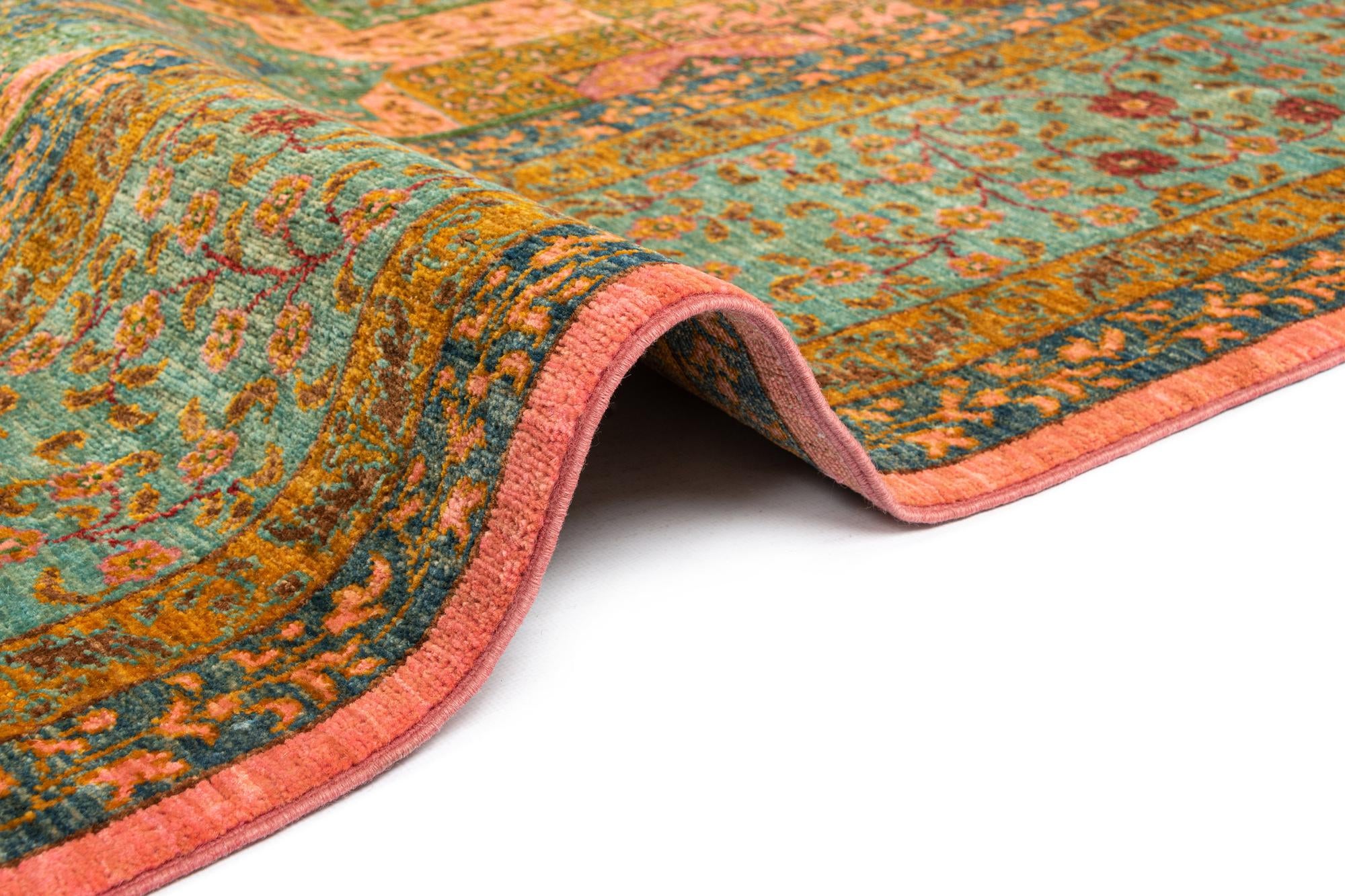 6' 8 x 9' 10 Mamluk Wool Rug
