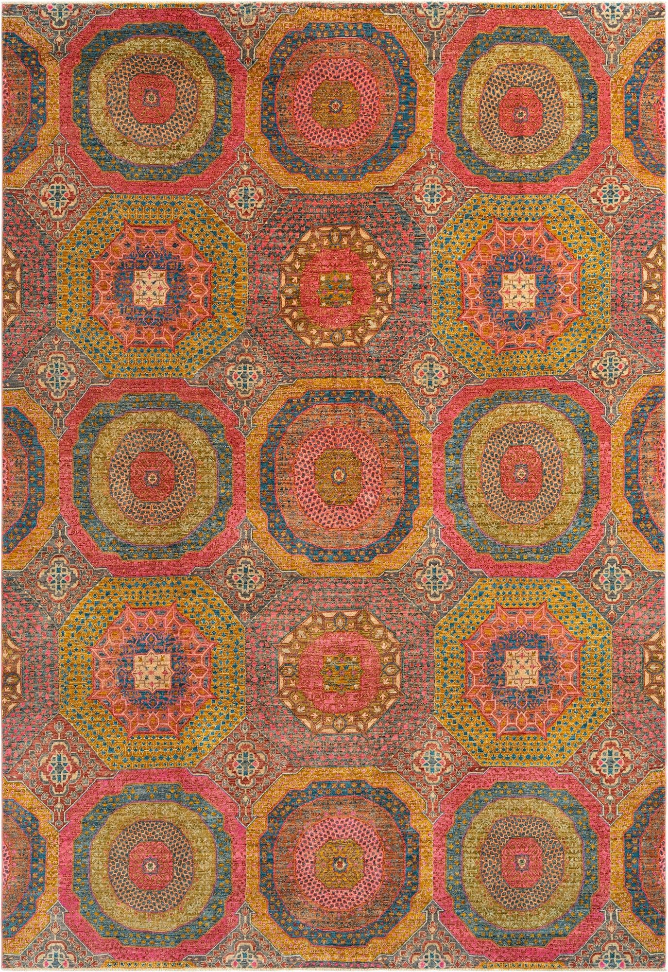 7' 11 x 11' 5 Mamluk Wool Rug