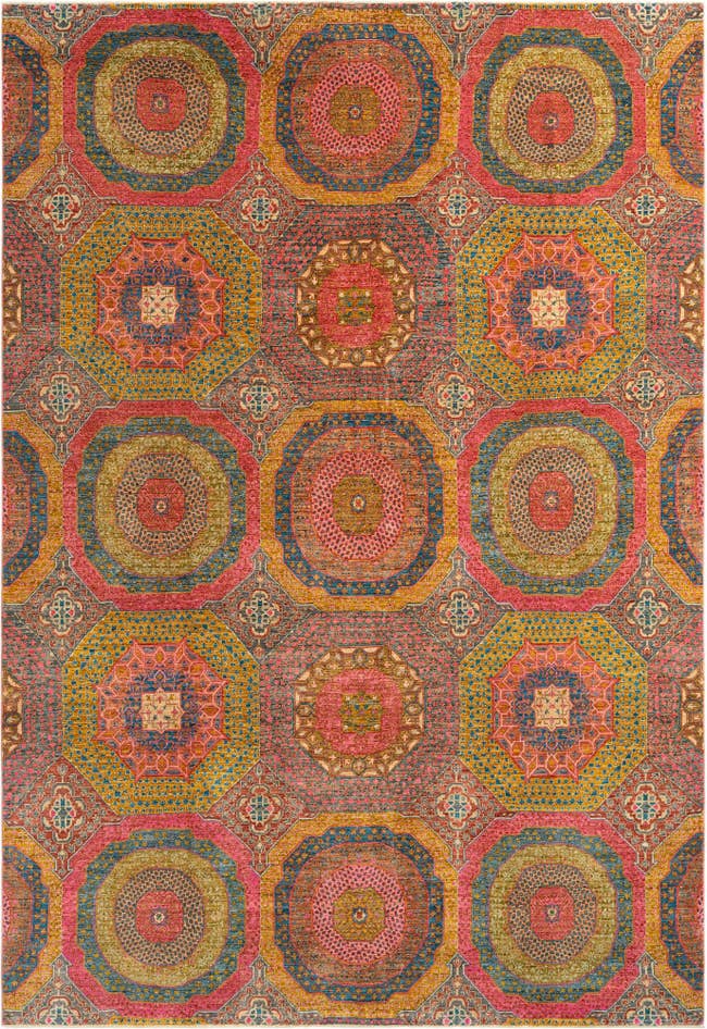 Detail image of 7' 11 x 11' 5 Mamluk Wool Rug