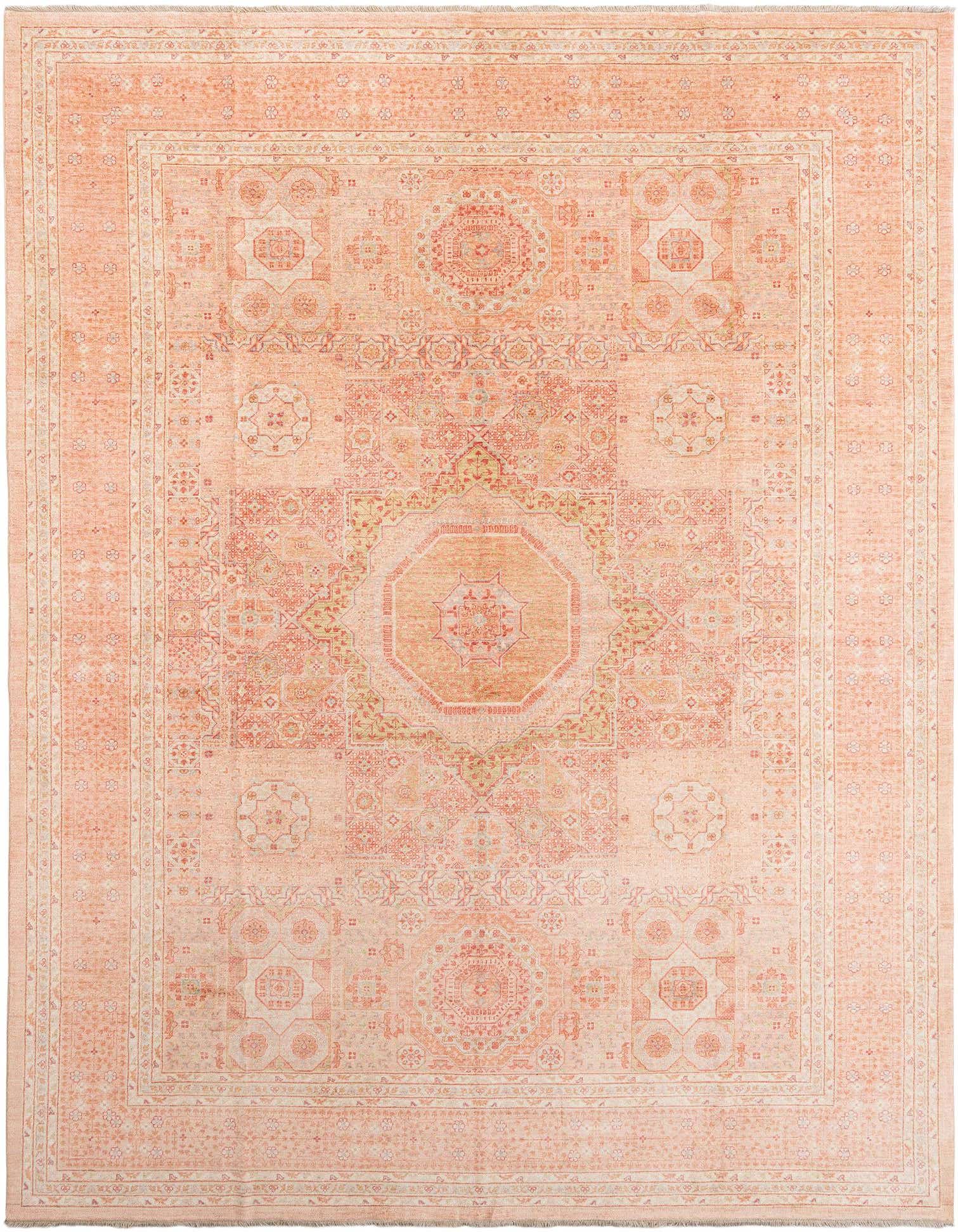 10' 1 x 13' 3 Hand Knotted Mamluk Rug