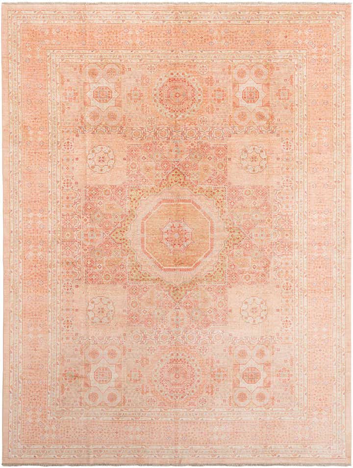 10' 1 x 13' 3 Hand Knotted Mamluk Rug