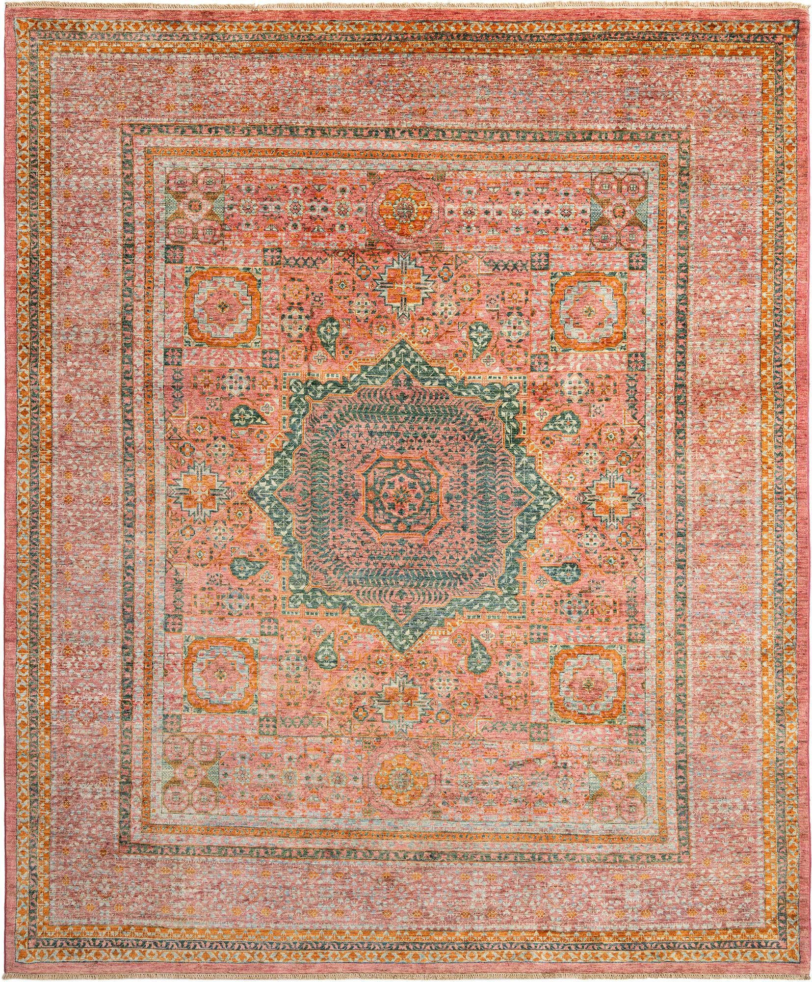 8' 1 x 9' 10 Hand Knotted Mamluk Rug