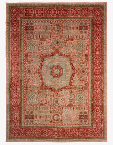 9' 9 x 13' 6 Mamluk Wool Rug