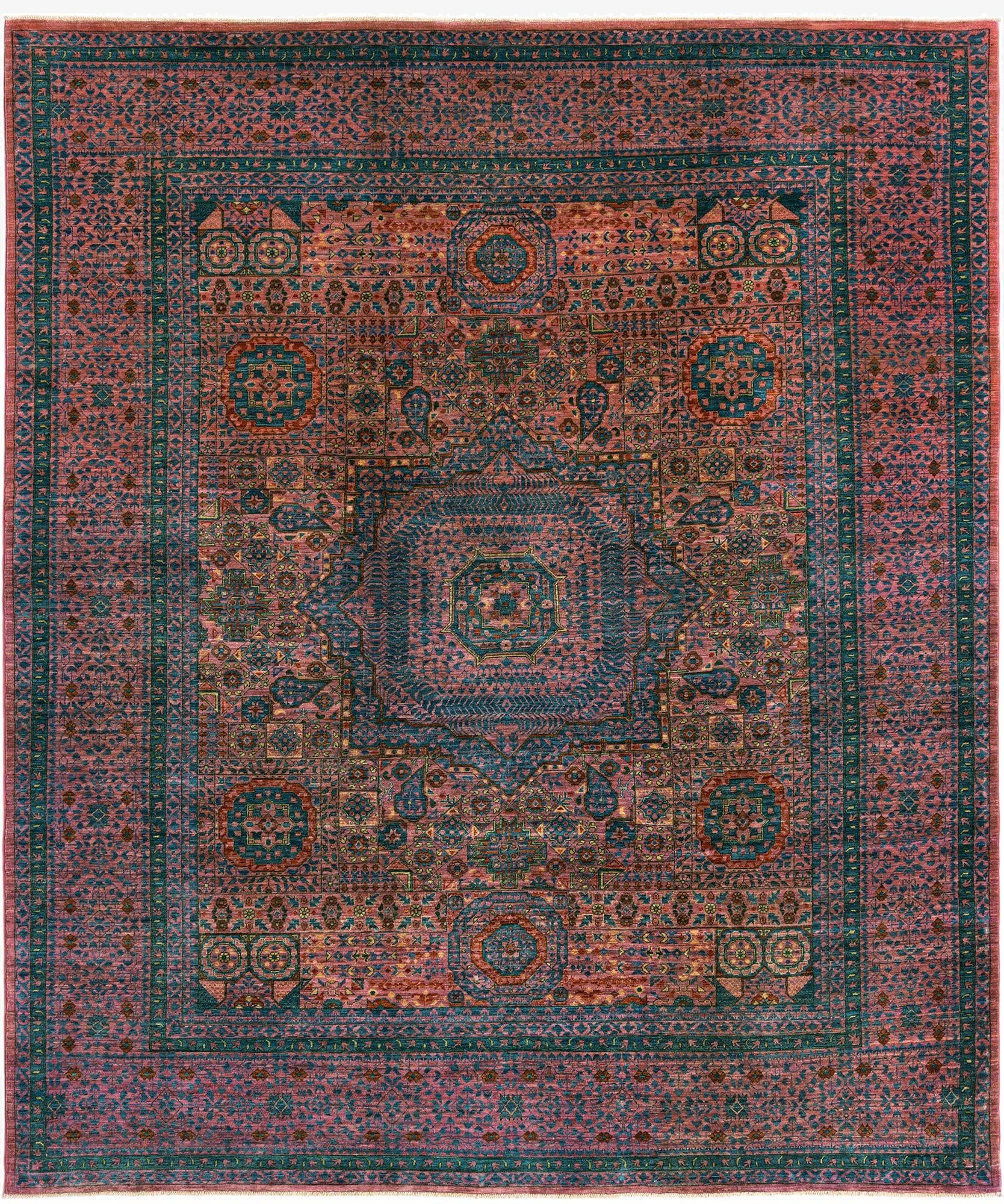 8' x 9' 9 Mamluk Wool Rug