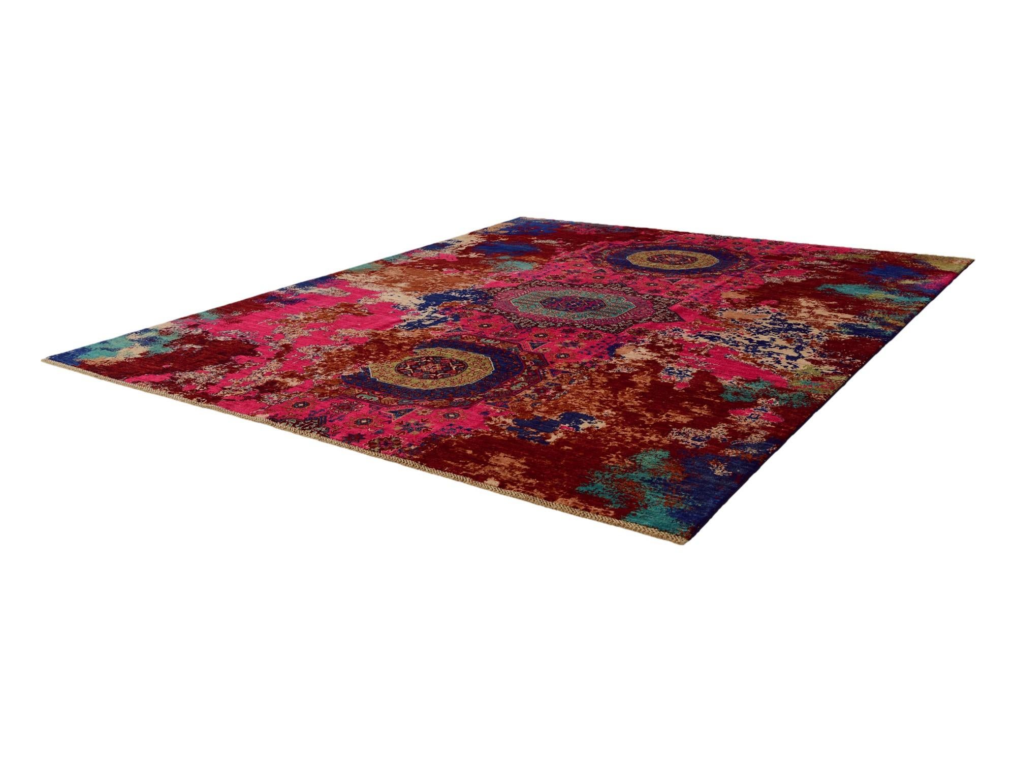 8' 3 x 9' 9 Hand Knotted Mamluk Ziegler Rug
