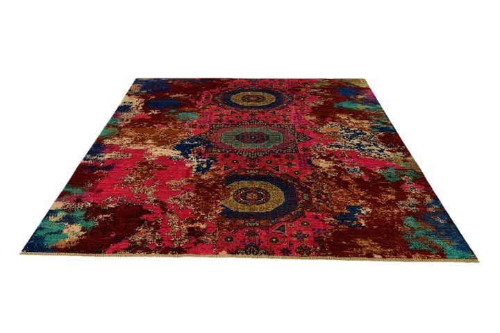 8' 3 x 9' 9 Hand Knotted Mamluk Ziegler Rug