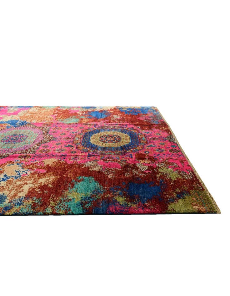 Detail image of 8' 3 x 9' 9 Hand Knotted Mamluk Ziegler Rug