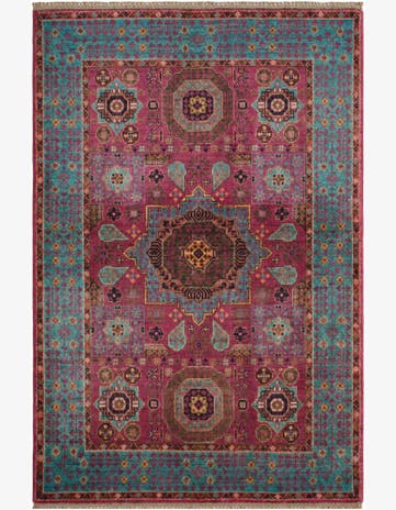 3' 5 x 5' 1 Hand Knotted Mamluk Ziegler Rug