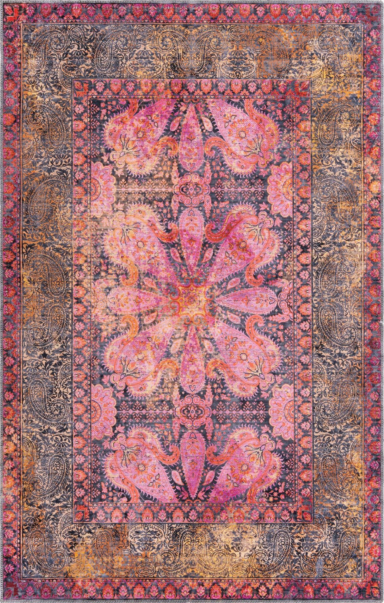 Primary image  5' 3 x 8'  Washable Mangata Rug