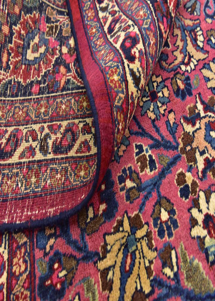 8' 10 x 11' Hand Knotted Mashad Persian Wool Rug