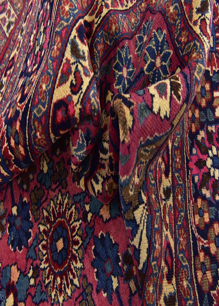 8' 10 x 11' Hand Knotted Mashad Persian Wool Rug