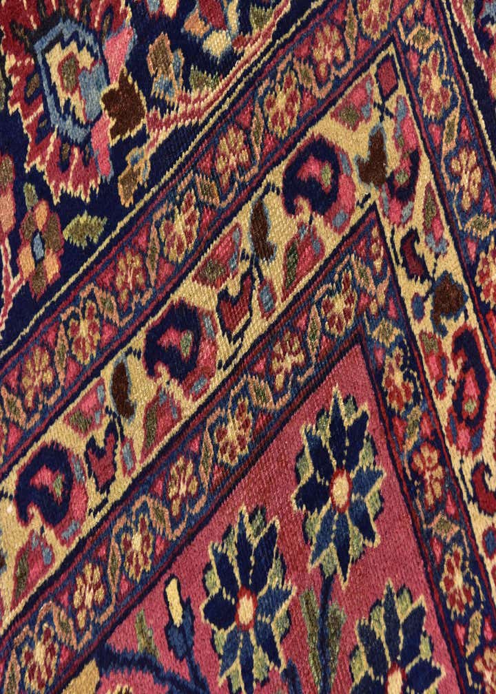 8' 10 x 11' Hand Knotted Mashad Persian Wool Rug