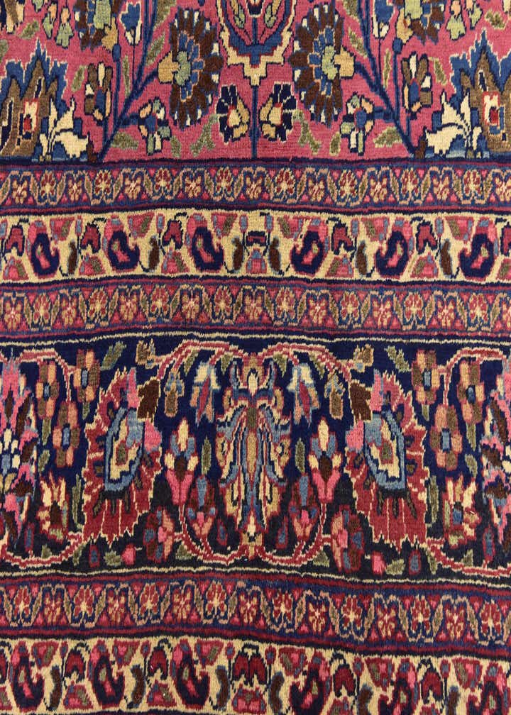 8' 10 x 11' Hand Knotted Mashad Persian Wool Rug