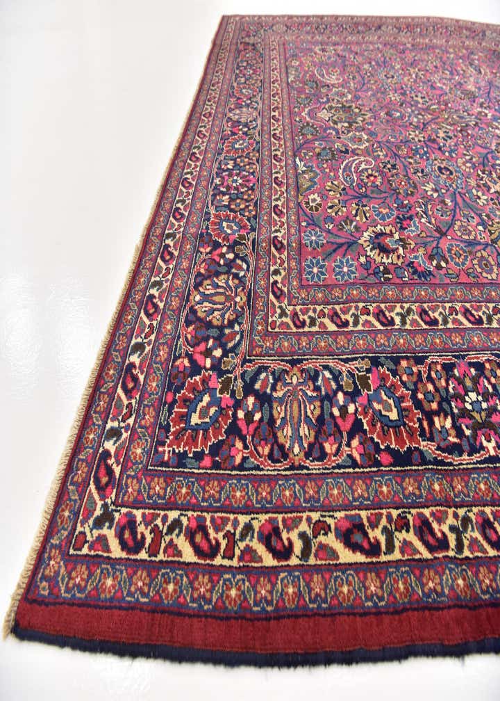8' 10 x 11' Hand Knotted Mashad Persian Wool Rug