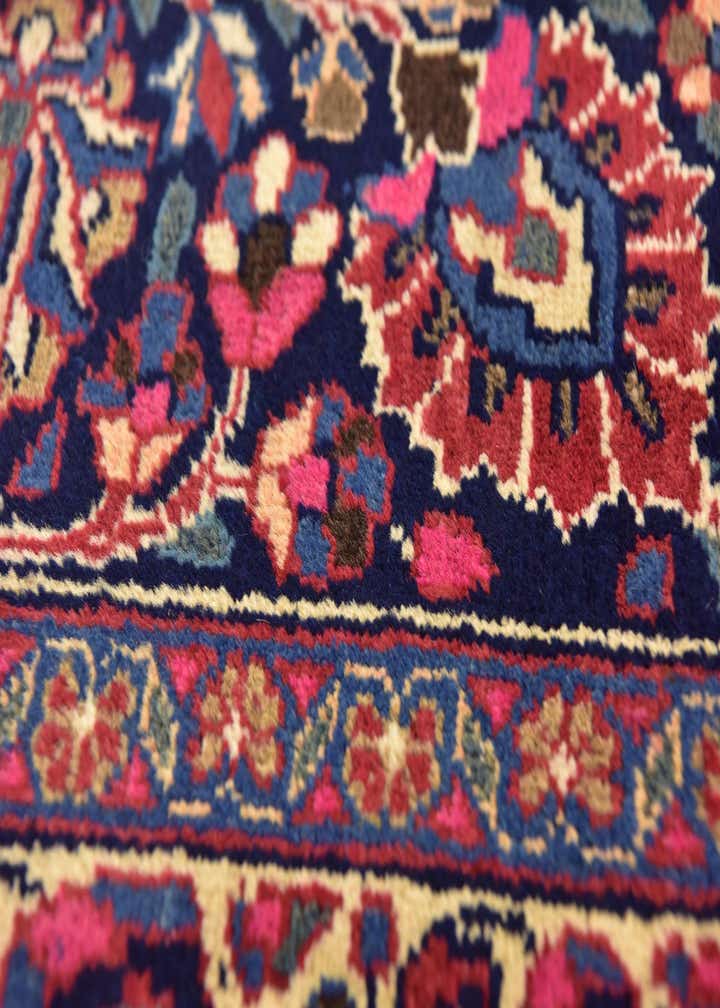 8' 10 x 11' Hand Knotted Mashad Persian Wool Rug