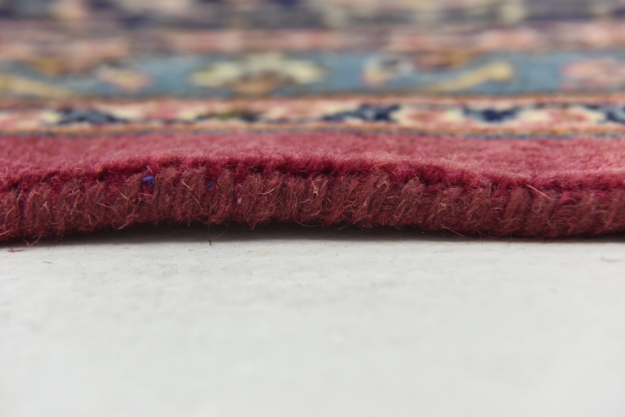 9' 7 x 12' 10 Hand Knotted Mashad Persian Wool Rug