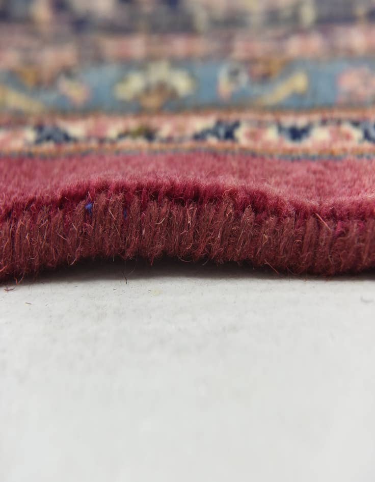 Detail image of 9' 7 x 12' 10 Hand Knotted Mashad Persian Wool Rug