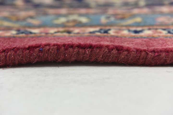 9' 7 x 12' 10 Hand Knotted Mashad Persian Wool Rug