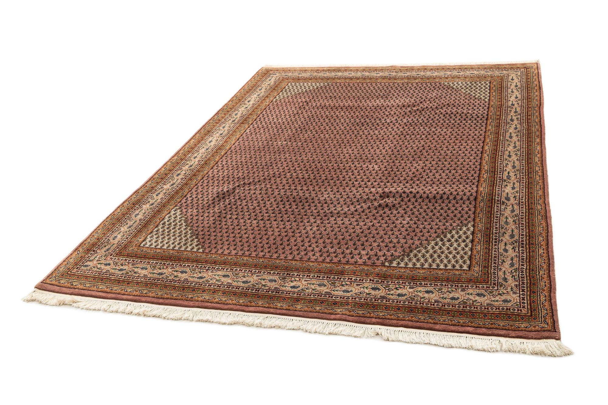 6' 8 x 9' 5 Hand Knotted Mir Wool Rug