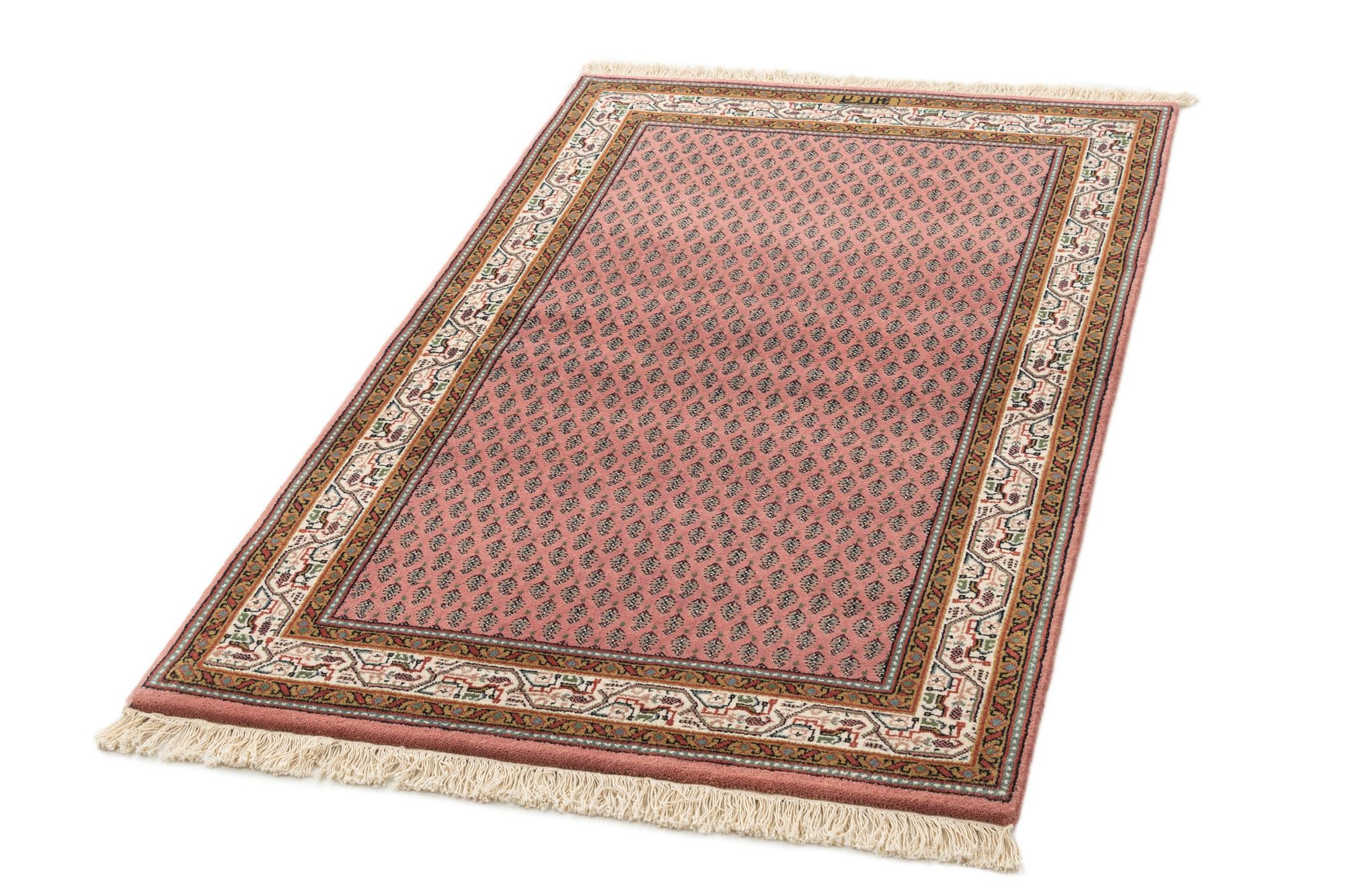 3' 1 x 5' 3 Hand Knotted Mir Wool Rug