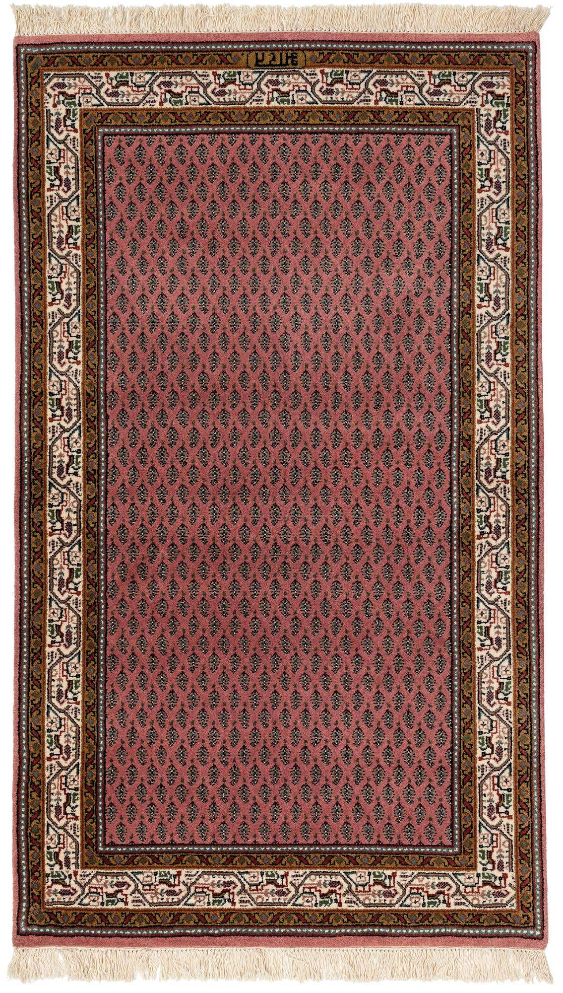 3' 1 x 5' 3 Hand Knotted Mir Wool Rug