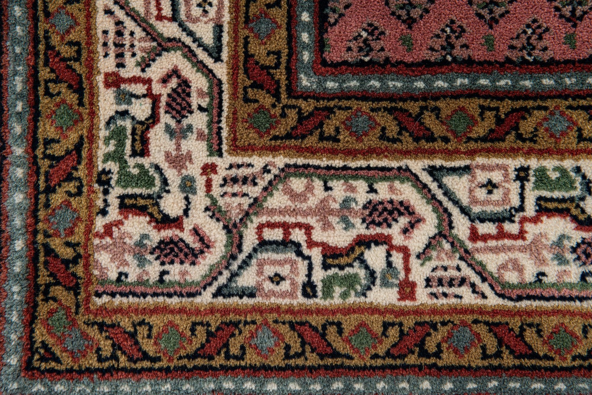 3' x 5' 4 Hand Knotted Mir Wool Rug