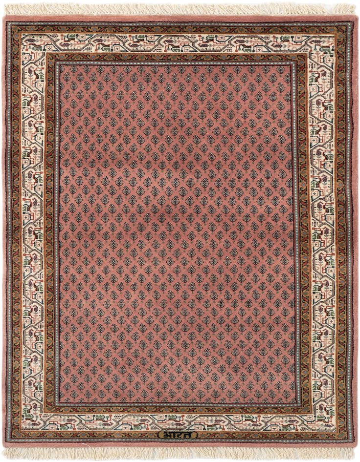 Detail image of 3' x 5' 4 Hand Knotted Mir Wool Rug