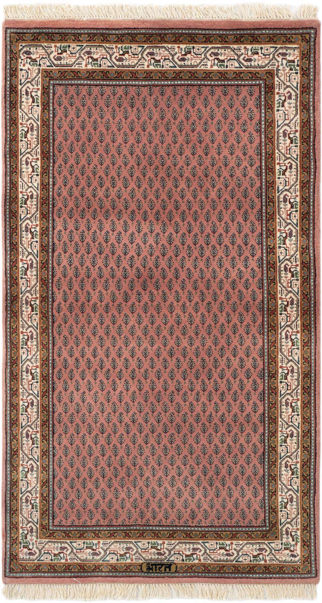 3' x 5' 4 Hand Knotted Mir Wool Rug