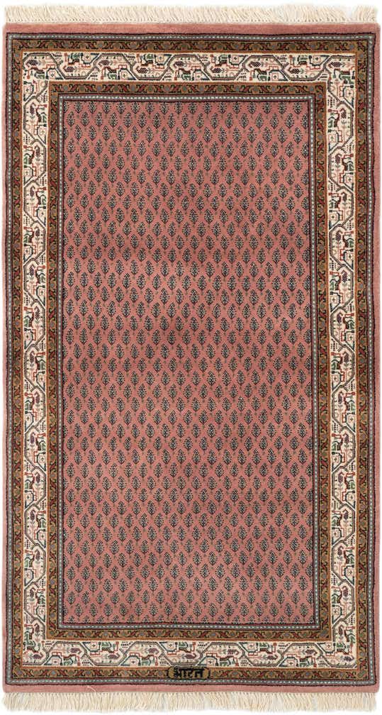 3' x 5' 4 Hand Knotted Mir Wool Rug