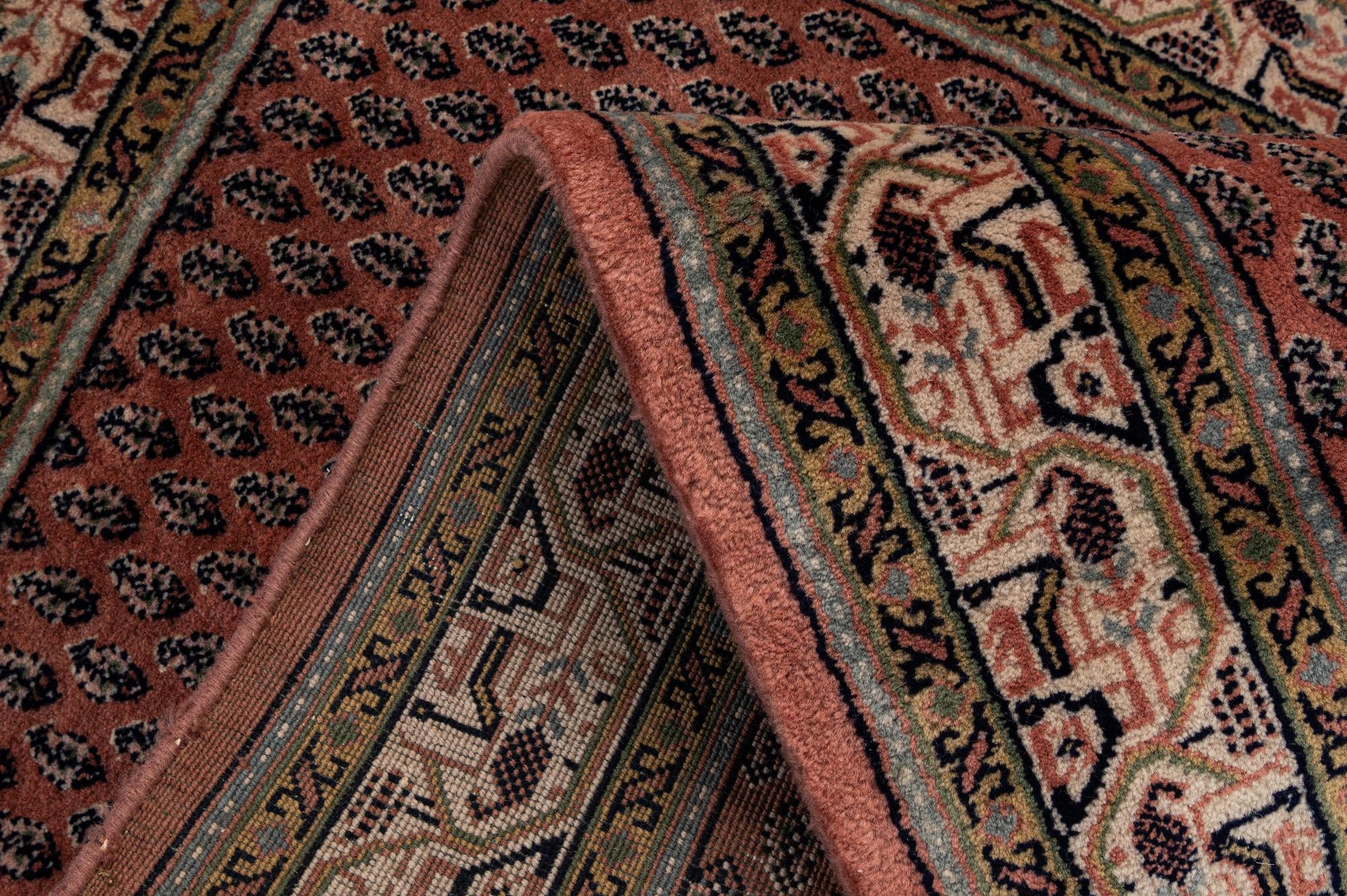 3' 1 x 5' 1 Hand Knotted Mir Wool Rug