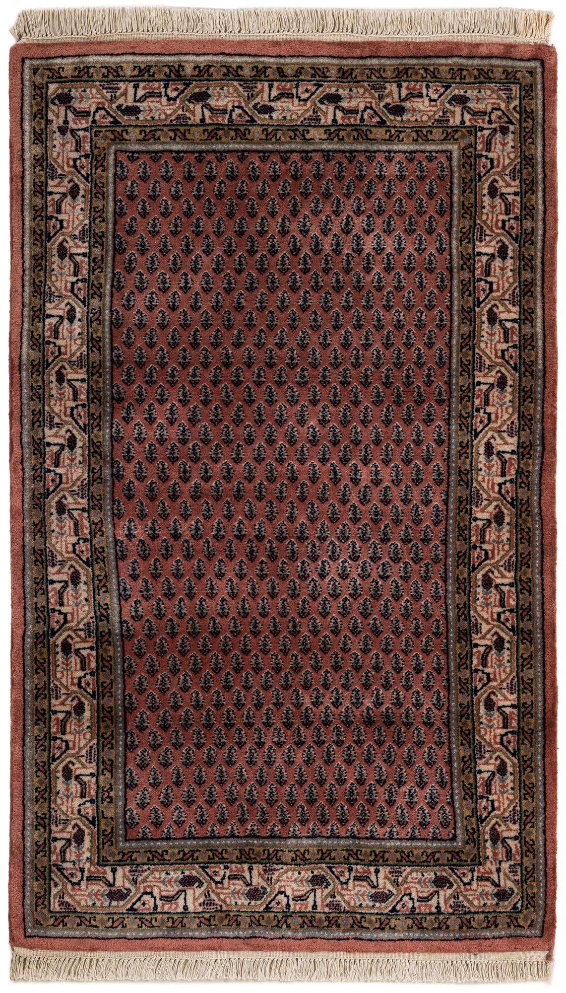 3' 1 x 5' 1 Hand Knotted Mir Wool Rug