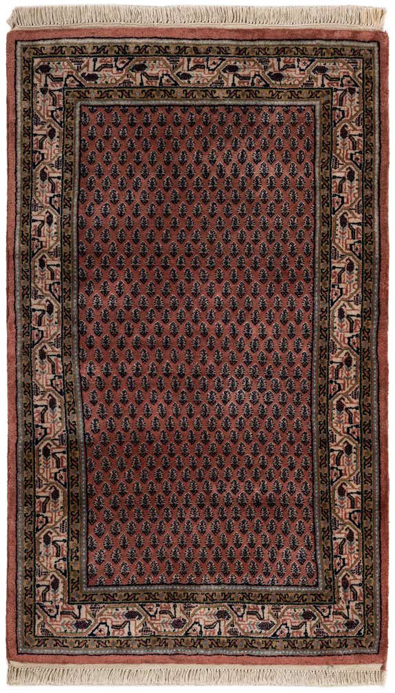 3' 1 x 5' 1 Hand Knotted Mir Wool Rug