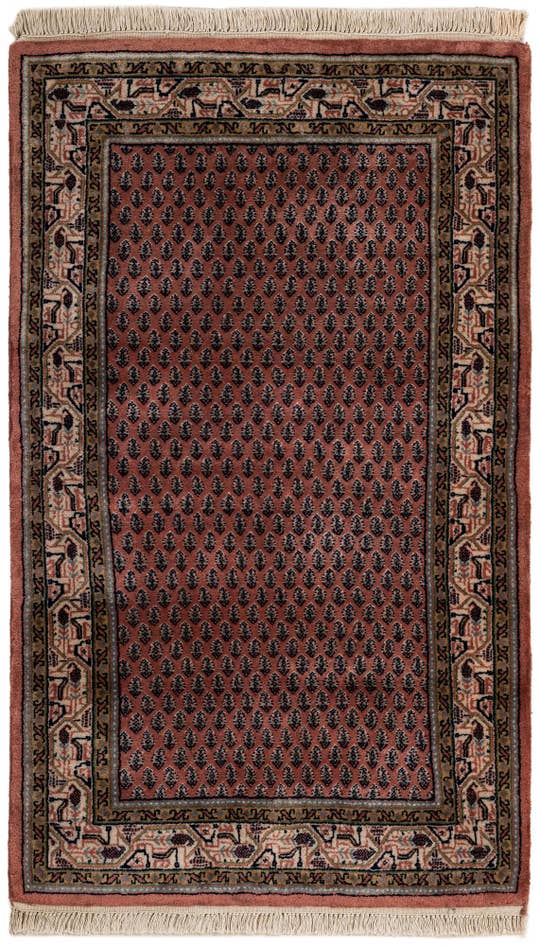 Detail image of 3' 1 x 5' 1 Hand Knotted Mir Wool Rug