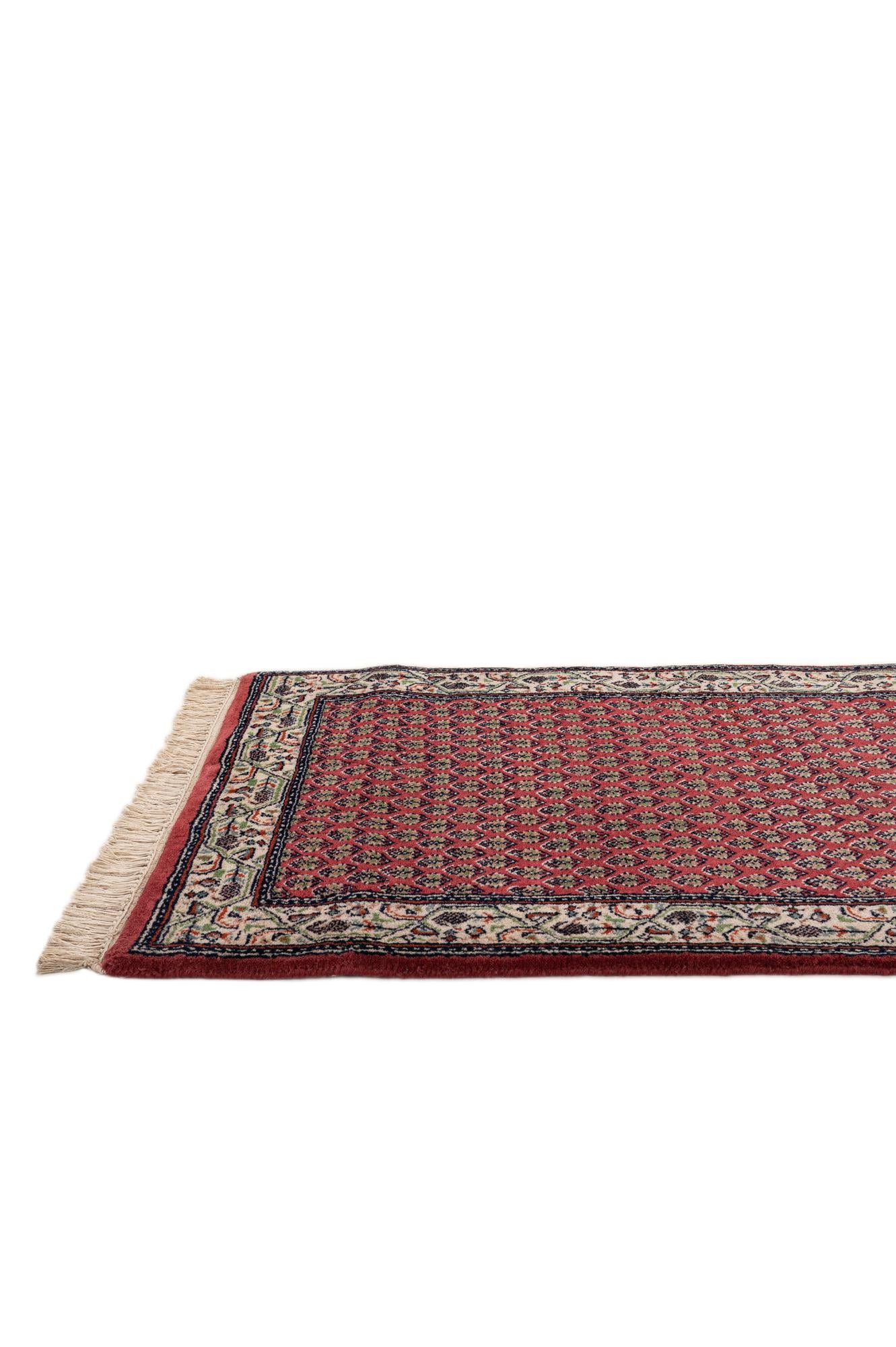 2' 7 x 4' 7 Hand Knotted Mir Wool Rug