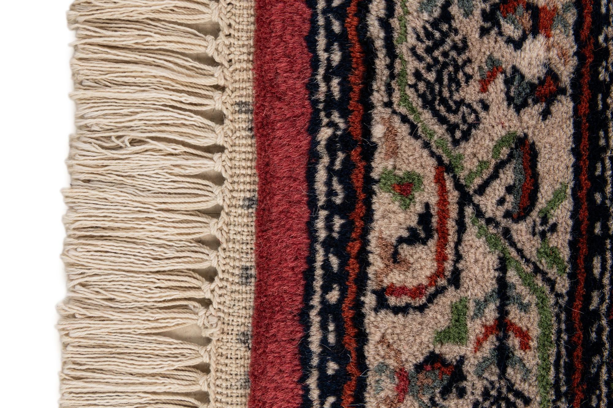 2' 7 x 4' 7 Hand Knotted Mir Wool Rug