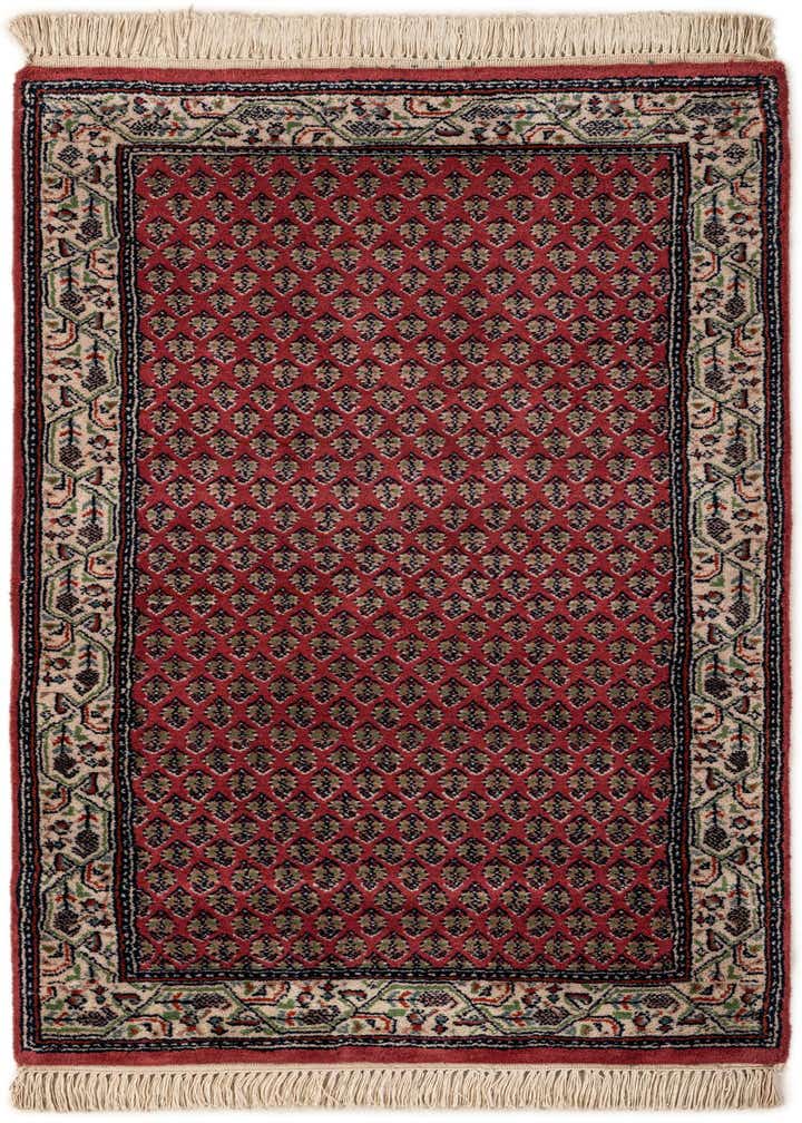 2' 7 x 4' 7 Hand Knotted Mir Wool Rug