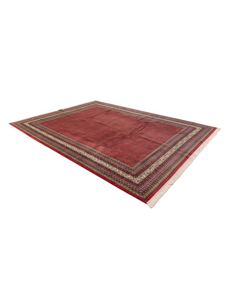 Detail image of 9' 8 x 13' Hand Knotted Mir Oriental Wool Rug