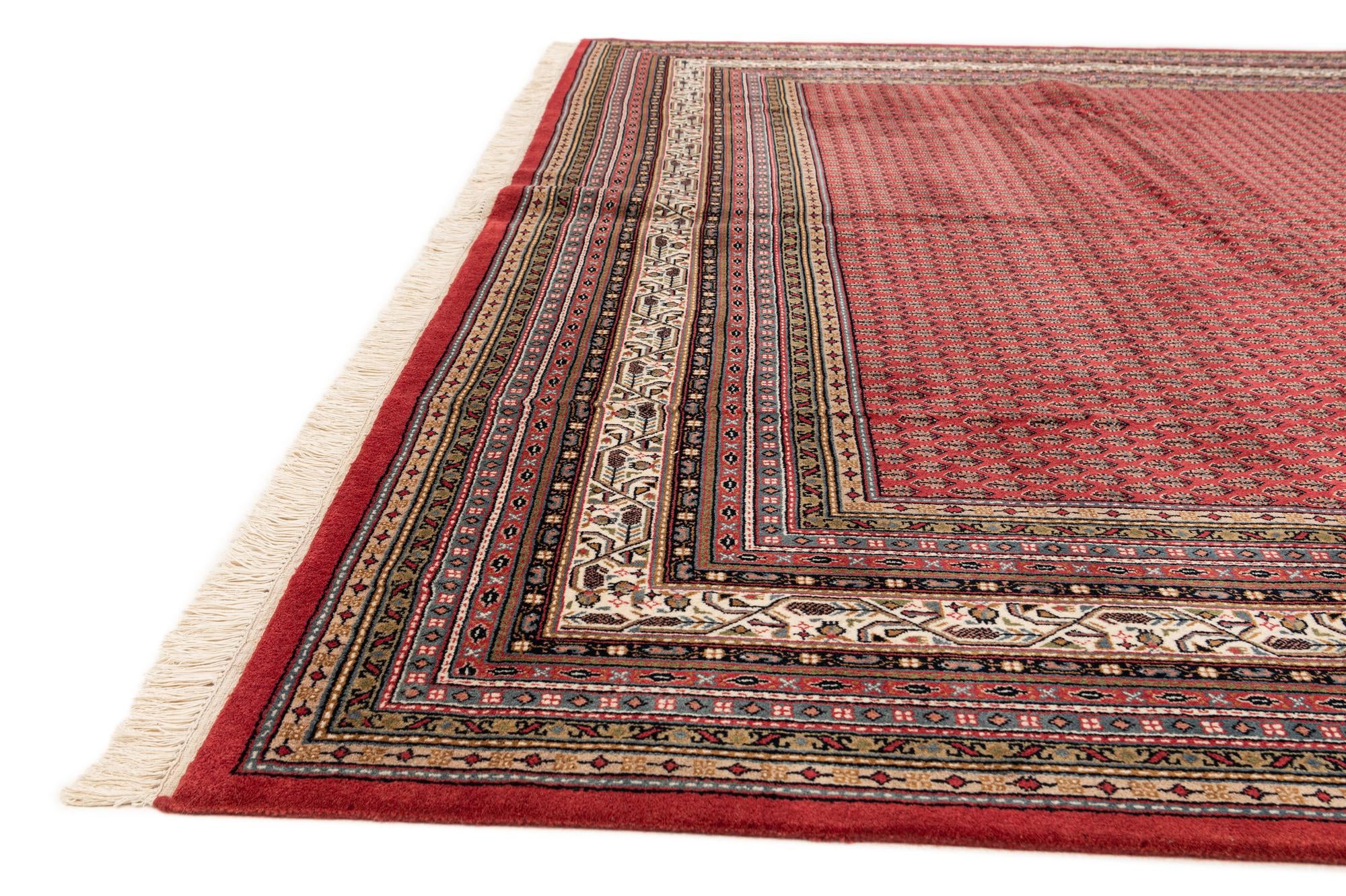 9' 8 x 13' Hand Knotted Mir Oriental Wool Rug