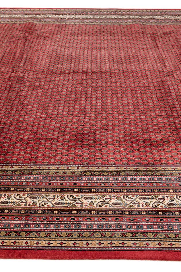 Detail image of 9' 8 x 13' Hand Knotted Mir Oriental Wool Rug