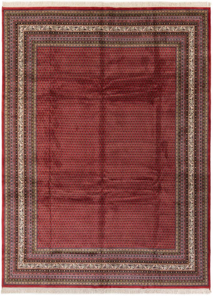 Detail image of 9' 8 x 13' Hand Knotted Mir Oriental Wool Rug
