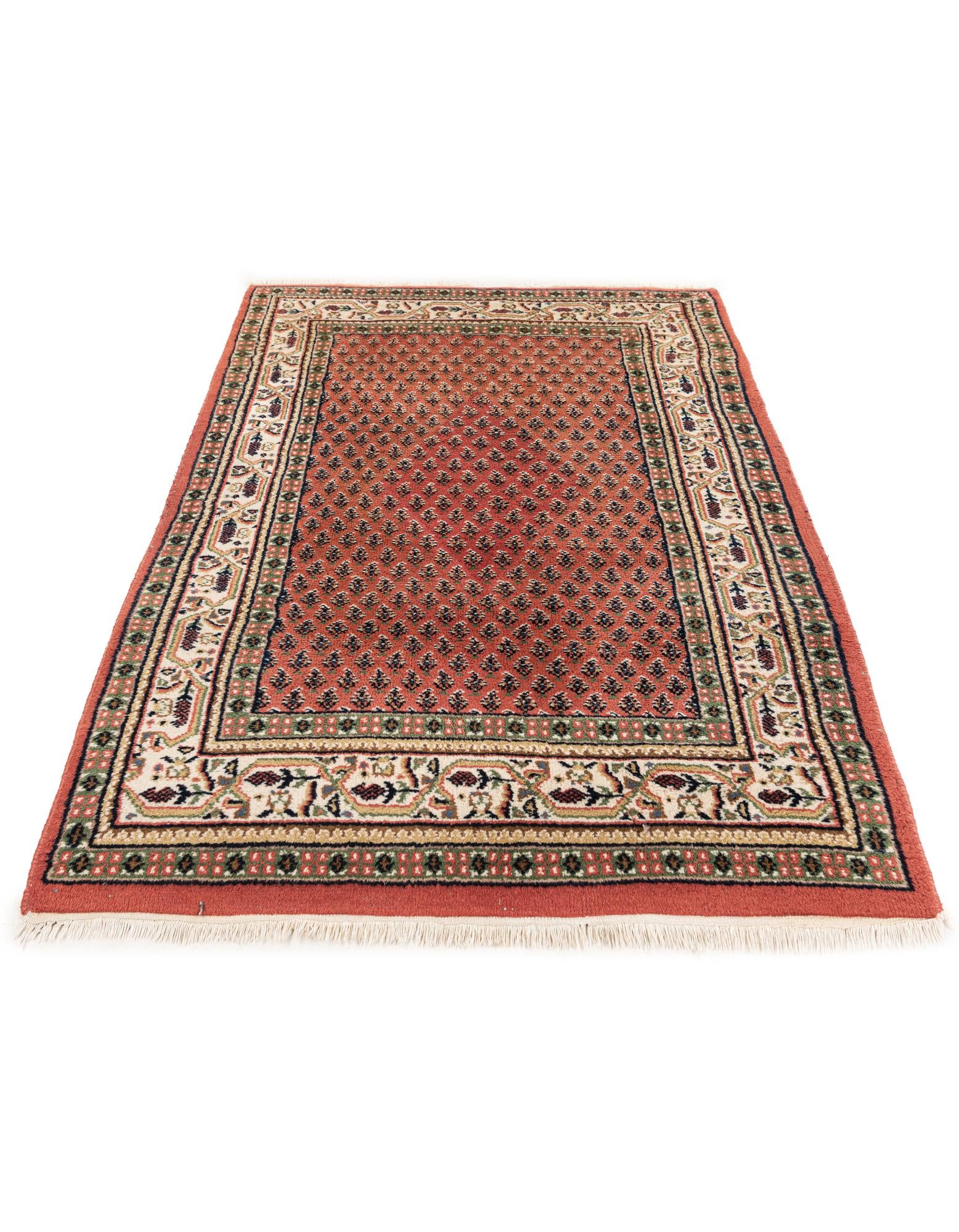 3' 11 x 6' Hand Knotted Mir Wool Rug