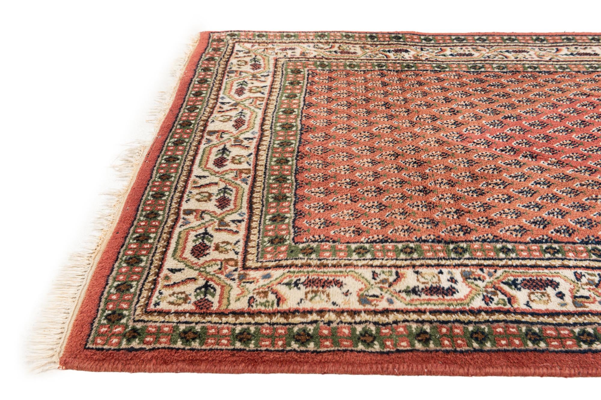 3' 11 x 6' Hand Knotted Mir Wool Rug