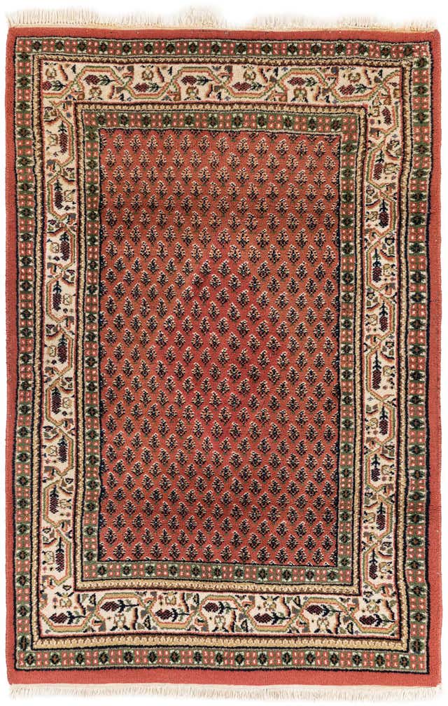3' 11 x 6' Hand Knotted Mir Wool Rug